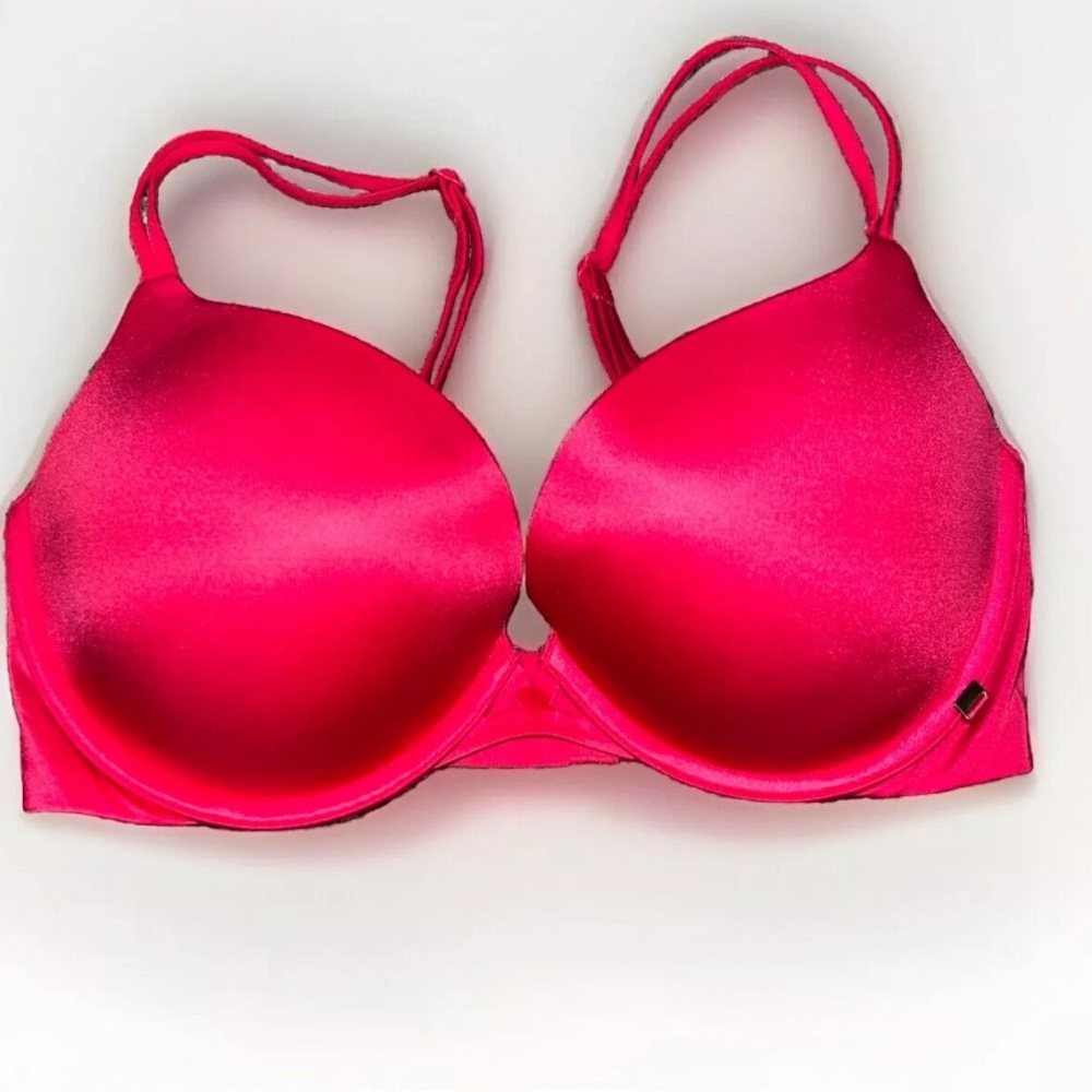 Victoria’s Secret Very Sexy Smooth Push Up Bra Red Size 32DD EUC
